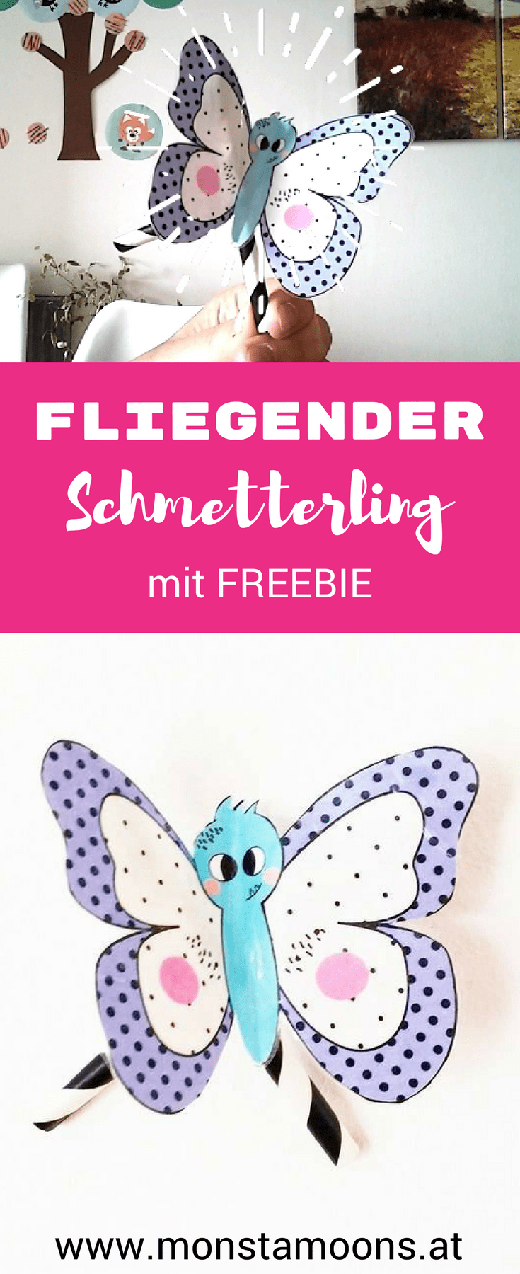 DIY: Fliegender Schmetterling