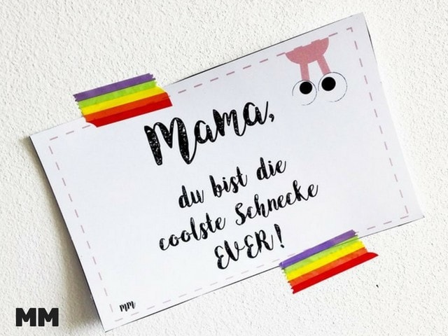 Coole Muttertagskarten FREEBIES
