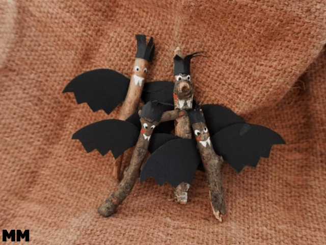 “Gruselige ;)” Fledermäuse für Halloween